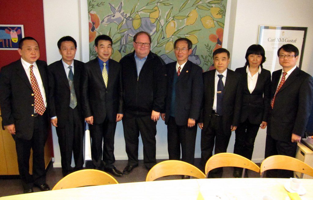 Kinesisk delegation besökte Civilförsvarsförbundet. Foto: Anders J Andersson